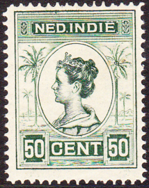 NVPH 129B Koningin Wilhelmina Ongebruikt