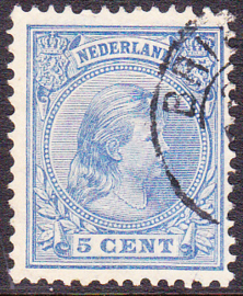 NVPH   35 Prinses Wilhelmina gebruikt Cataloguswaarde 0.50