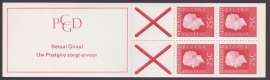 Postzegelboekje  9b LuXe Postfris  Cataloguswaarde 160.00  A-1074