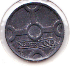 Nederland 1 cent 1941 Zink (Pracht)