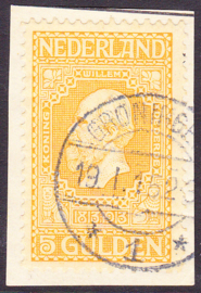 NVPH  100 Jubileum 1913 op fragment gebruikt Cataloguswaarde 45.00