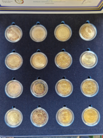 Complete UNC set  a 16 stuks € 2,00  ''10 jaar EMU''