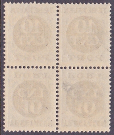 Port P67a tete-beche paar Postfris  in blok van 4  E-9685