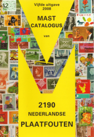 4,95 of GRATIS Plaatfout catalogus Mast (editie 2008) met 2190 plaatfouten