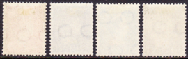 NVPH  D16-19 Dienstzegels Ongebruikt Cataloguswaarde 120.00