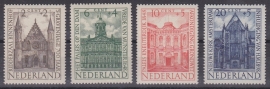 NVPH  500-503 Zomerzegels  1948 Postfris cataloguswaarde: 7,50  