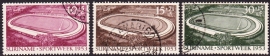 NVPH  309-311 Opening Stadion Paramaribo  Gebruikt Cataloguswaarde 33,00 E-3407