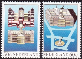 NVPH  1273-1274  Paleis op de Dam Postfris