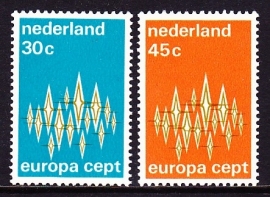 NVPH 1007/1008 Europa-Cept  Postfris