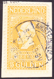 NVPH  100 Jubileum 1913 op fragment gebruikt Cataloguswaarde 45.00