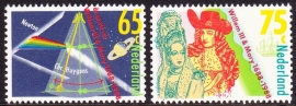 NVPH 1406-1407 Willem 3 en Mary Postfris