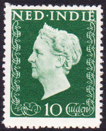NVPH 345 Wilhelmina Ongebruikt cataloguswaarde: 40,00