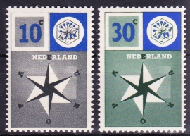 NVPH 700-701 Europa-zegels  1957 Postfris