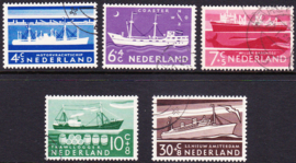 NVPH  688-692 Zomerzegels 1957 Gebruikt