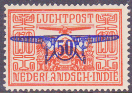 Ned. Indie plaatfout 215 P op  LP17  Ongebruikt  Cataloguswaarde 80,00 E-6138