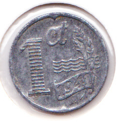 Nederland 1 cent 1941 Zink met patinalaag (Pracht+)