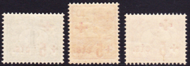 NVPH 135-137 Rode Kruis uitgifte Postfris