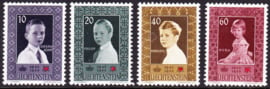 Liechtenstein 1955 Mi: 338-341 Postfris / MNH