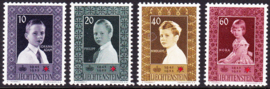 Liechtenstein 1955 Mi: 338-341 Postfris / MNH