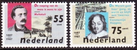 NVPH  1370-1371 Nederlandse Literatuur Postfris