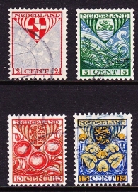 NVPH  199/202 Kinderzegels 1926 Gebruikt  Cataloguswaarde 8.00 A-0896