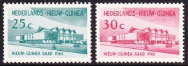NVPH 67-68 Nieuw Guinea Raad Postfris cataloguswaarde 0,80 