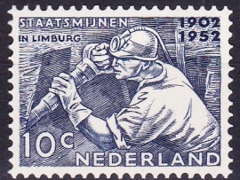 NVPH 582 50 jaar Nederlandse staatsmijnen 1952 Postfris