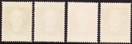 NVPH 230-233 ''en face'' Ongebruikt cataloguswaarde: 425.00  E-1195