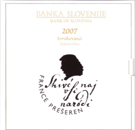 Euro setje Slovenië 2007 UNC