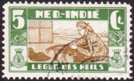 Plaatfout Ned. Indie 177 P Gebruikt