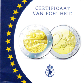 € 2,00  Frankrijk Dday herdenking 2014 UNC + certificaat