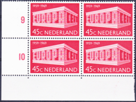 Plaatfout  926 PM4 Postfris in blok van 4 Cataloguswaarde 16.00