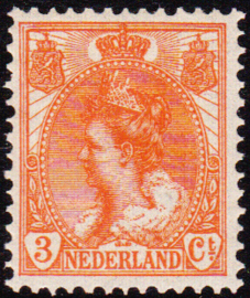 NVPH  56 Koningin Wilhelmina Postfris Cataloguswaarde 75.00