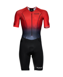 HUUB Commit Long Course Tri Suit Heren red/black