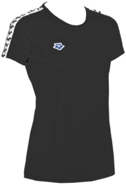 Arena W T-Shirt Team Dames black-white maat S en XL