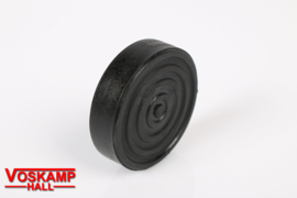 Pedaalrubber met schroefdraad inwendig M10(40463)