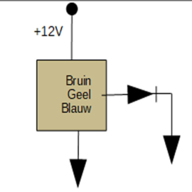 Knipperlicht automaat voor led (40016)