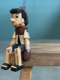 Pinokkio van hout, 20cm