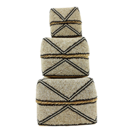 offermand beige loa set van 3
