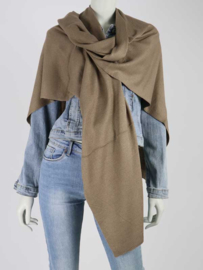 Omslagdoek Taupe