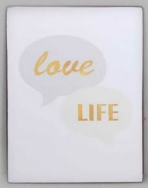 Tekstbord Love Life