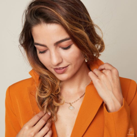 Ketting Zirkonia oog