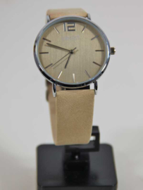 Horloge Ivy Sand/Silver
