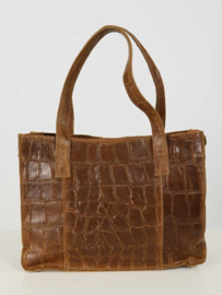 Tas Leder Cognac