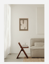 Forrmas Organicas- Brown Eco Poster