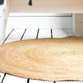 Vloerkleed Jute round