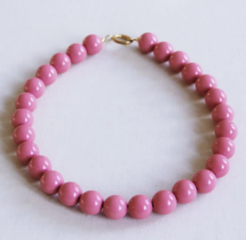 Kralenketting XXL roze