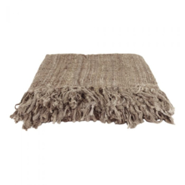 Plaid katoen taupe