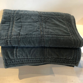 Sprei velvet dark blue