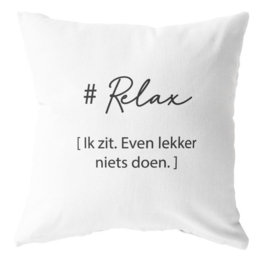 Outdoor kussen relax wit